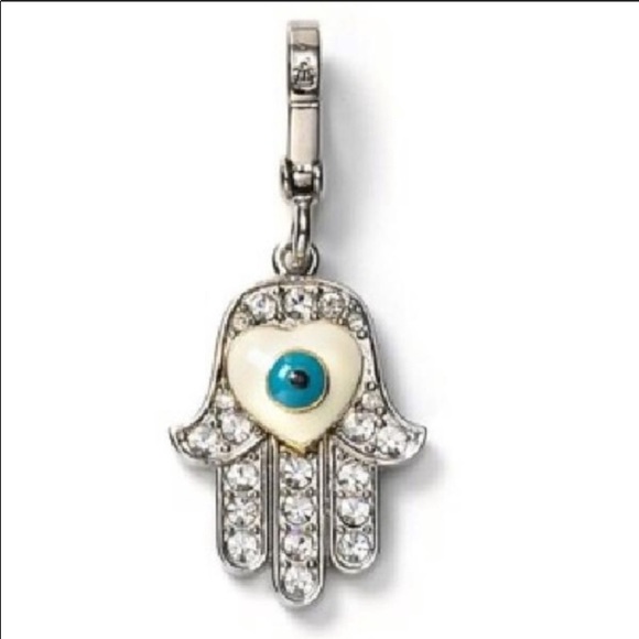 Juicy Couture HAMSA BLUE EVIL EYE HAND CHARM NEW - Picture 2 of 7